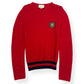 GUCCI PATCH DETAILED SWEATER RED L