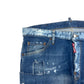 DSQUARED2 SUPER RIBBED WASHED DENIM JEANS BLUE 50 / L