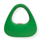 COPERNI SWIPE LEATHER TOP HANDLE BAG GREEN S