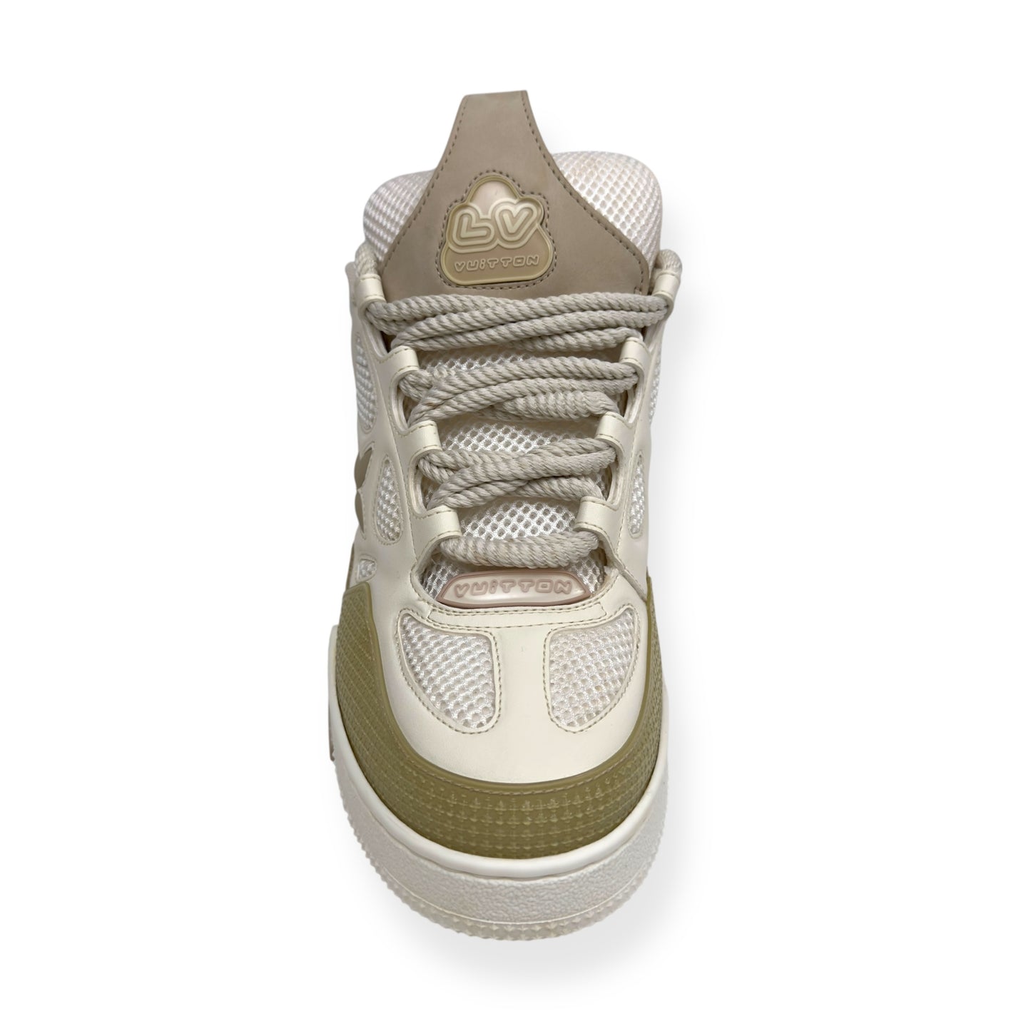 LOUIS VUITTON LV SKATE SNEAKER LUXURY BEIGE UK7