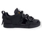 DOLCE & GABBANA PORTOFINO LEATHER SNEAKER BLACK UK9.5