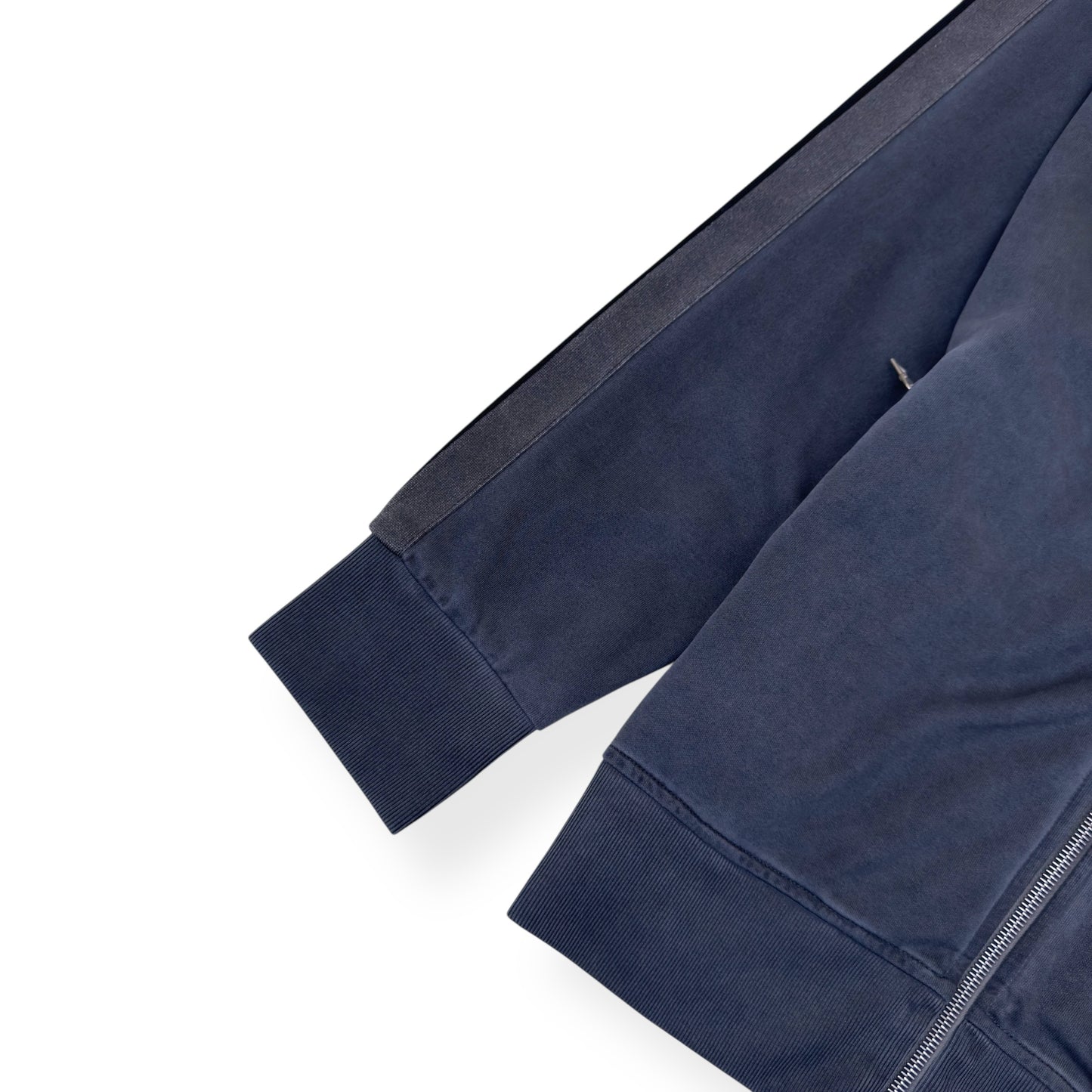 PALM ANGELS GARMENT DYED TRACK JACKET GREY XL