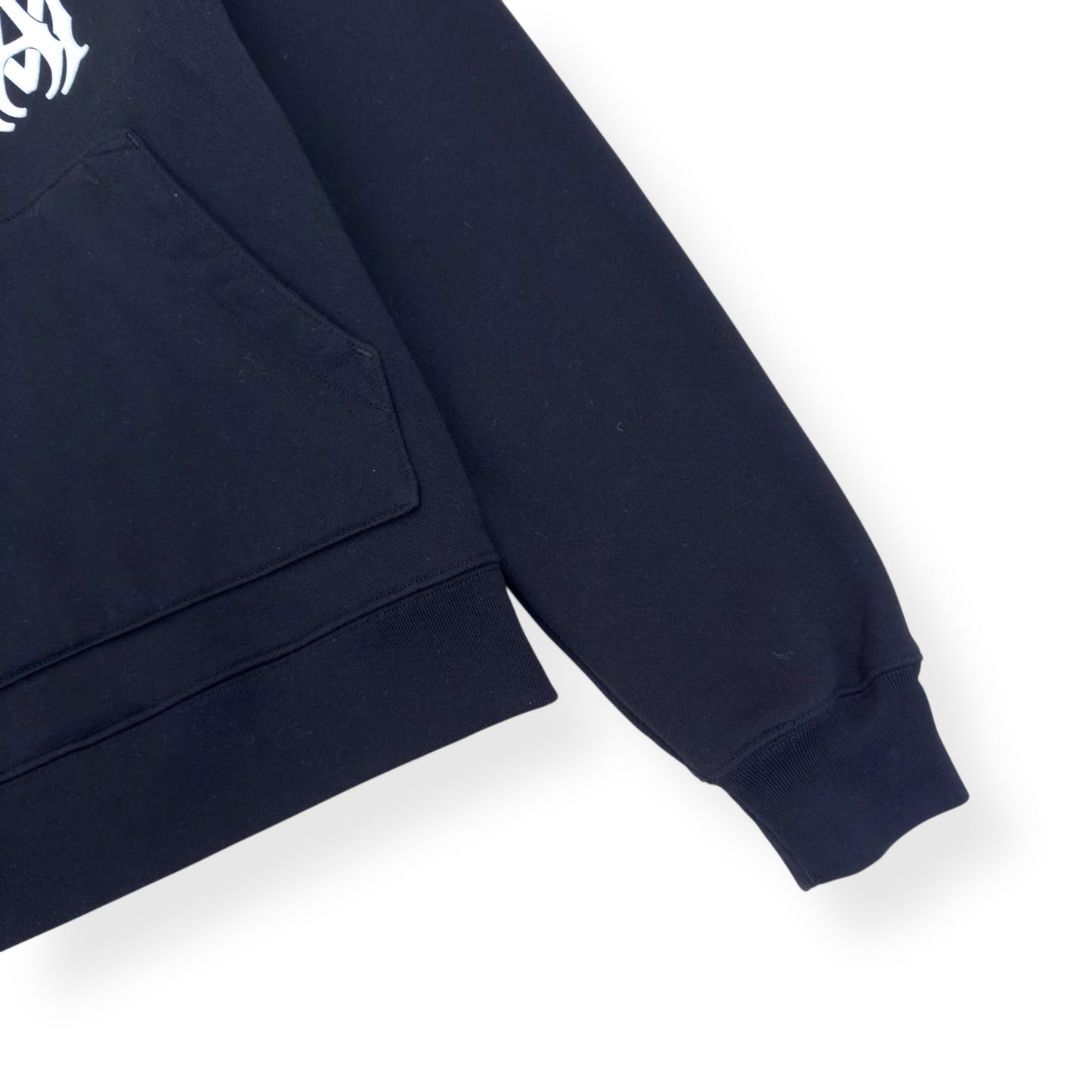 AMIRI MA CORE LOGO HOODIE BLACK / WHITE S