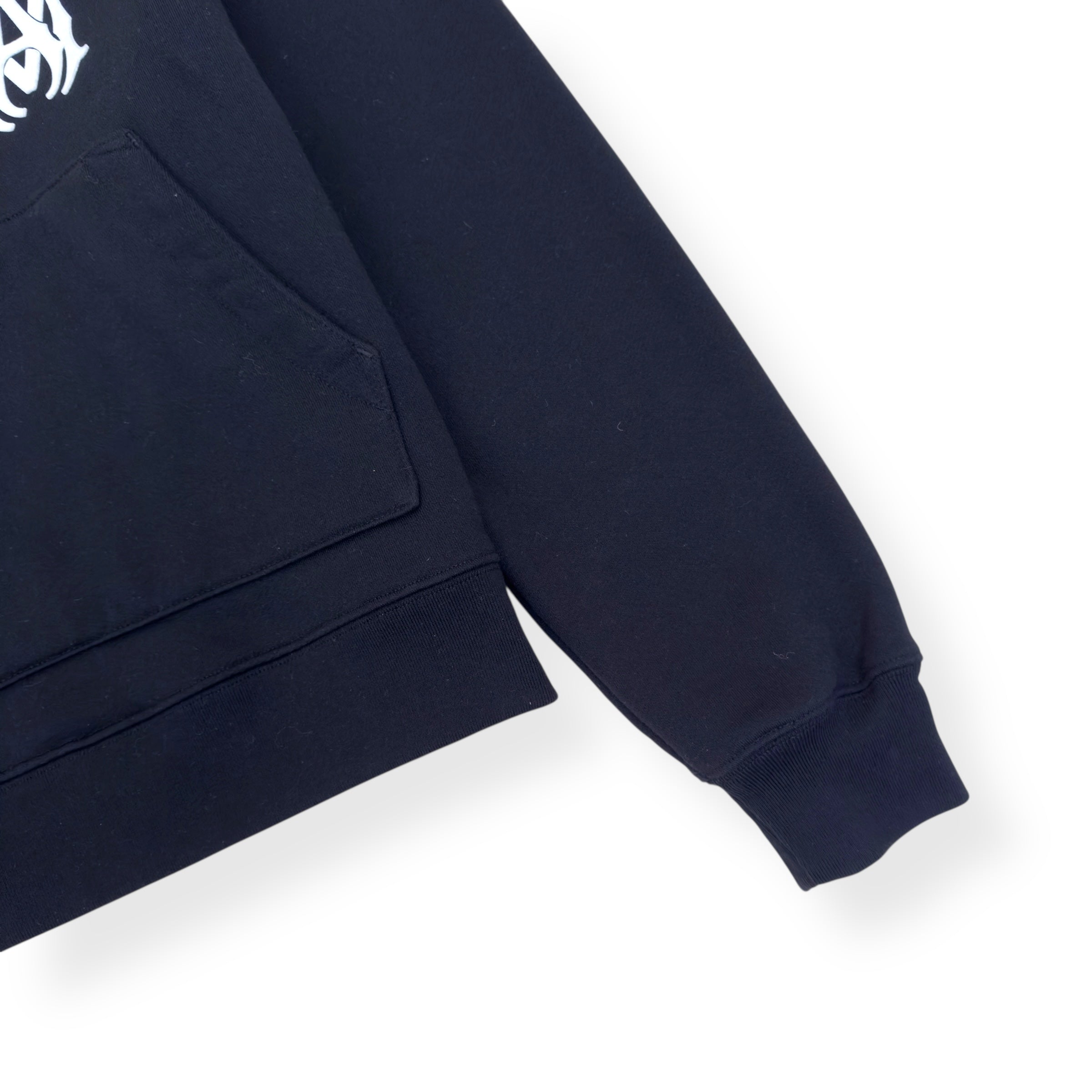 AMIRI MA CORE LOGO HOODIE BLACK / WHITE S