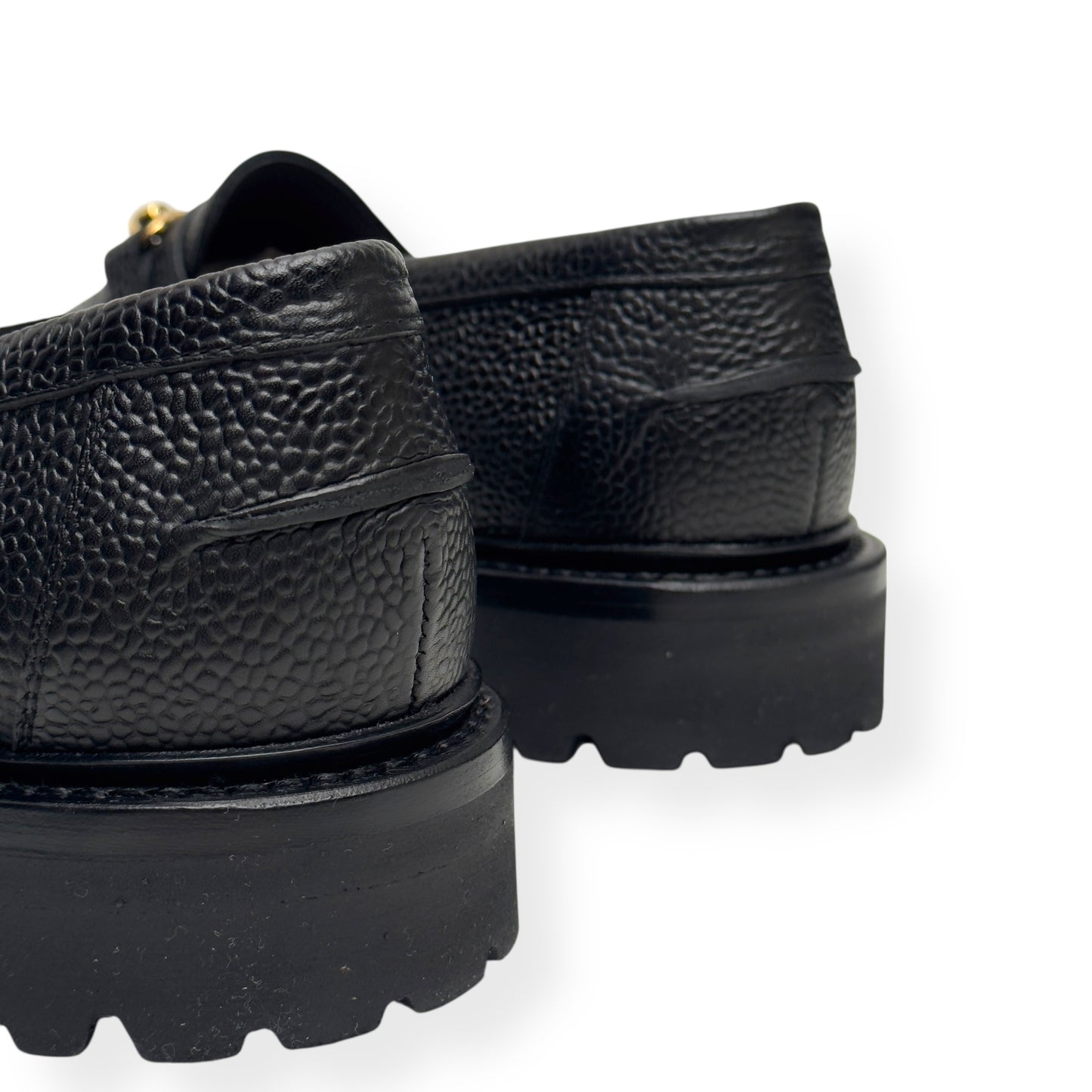 BLACKSTOCK & WEBER THE MASON HORSE BIT LOAFER ONYX US6 / UK5