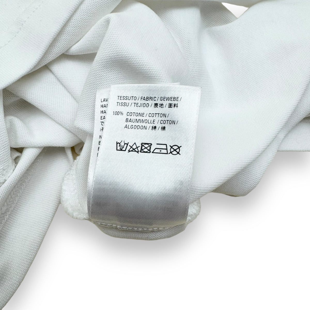 BALENCIAGA OVERSIZED CREDIT CARD LOGO T-SHIRT WHITE M