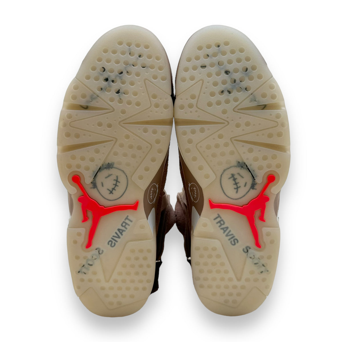 TRAVIS SCOTT X NIKE JORDAN 6 RETRO MID SNEAKER BRITISH KHAKI UK8.5