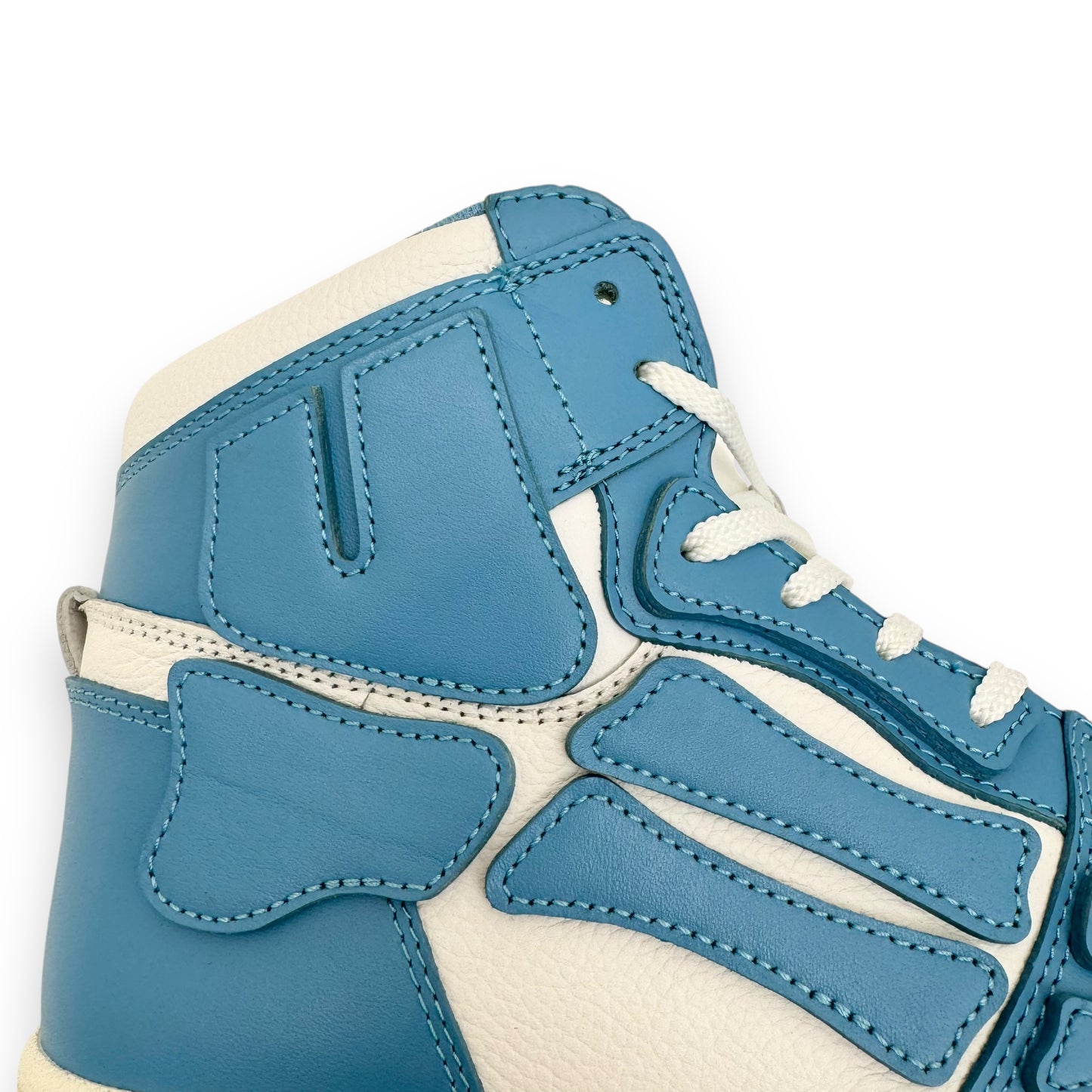 AMIRI SKEL TOP HI POWDER HIGH TOP SNEAKER BLUE / WHITE UK10