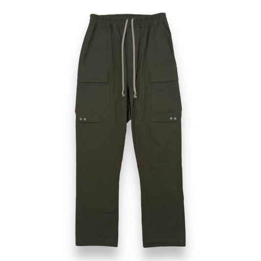 RICK OWENS GETHSEMANE FW21 DRAWSTRING CARGO PANTS GREEN M