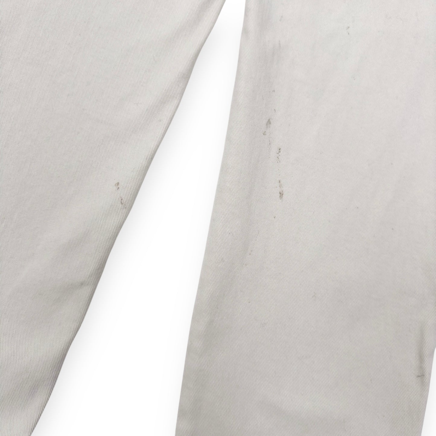 THOM SWEENEY TAILORED TROUSERS WHITE W32"