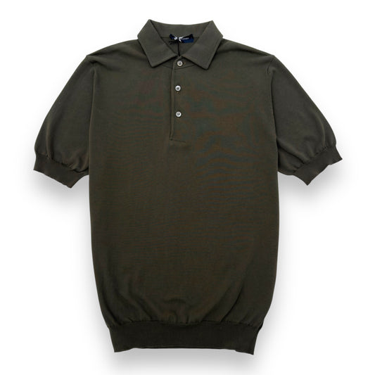 THOM SWEENEY COTTON POLO SHIRT GREEN M