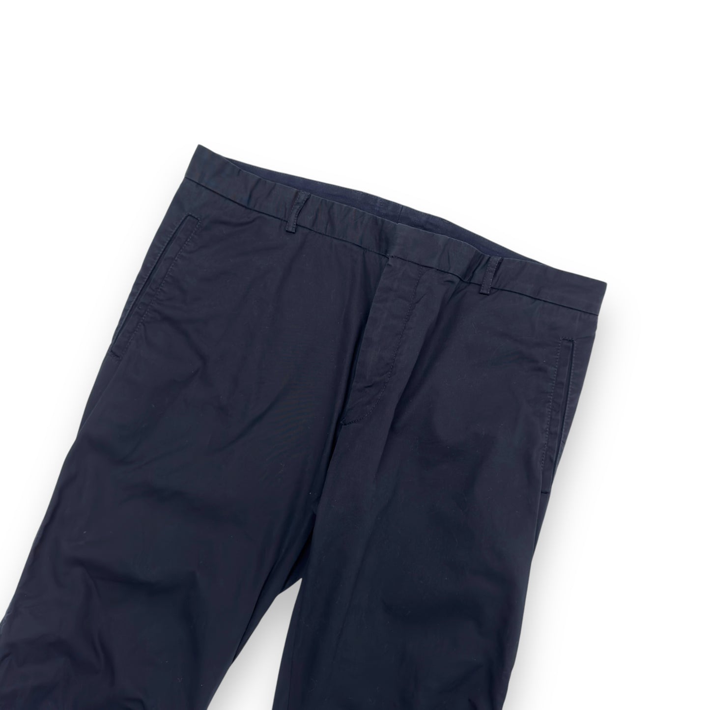 LANVIN TROUSERS NAVY BLUE L