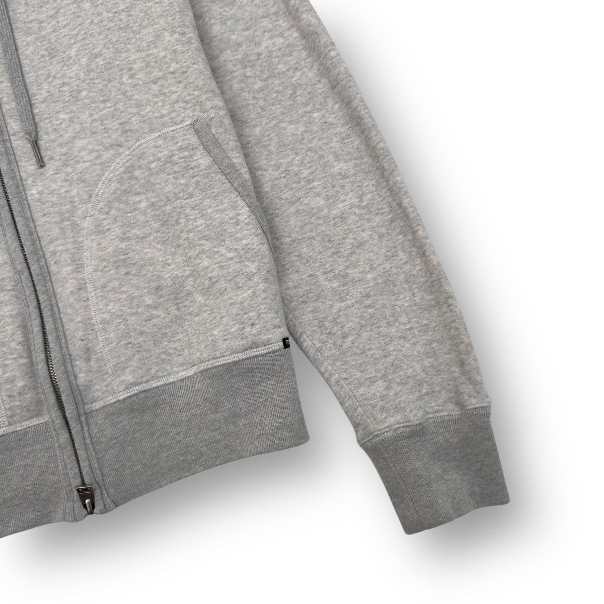 TOM FORD COTTON ZIP UP HOODIE GREY 52 / XL