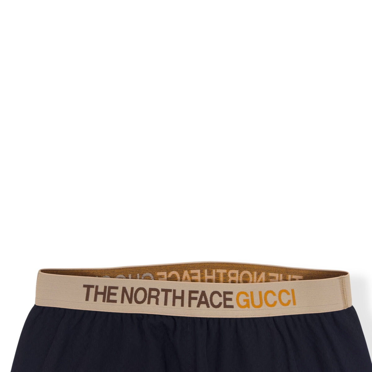 GUCCI X THE NORTH FACE FW21 TECHNICAL FLEECE SLIM FIT TROUSERS BLACK M