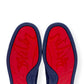 CHRISTIAN LOUBOUTIN LOUIS JUNIOR SPIKE SUEDE SNEAKER NAVY BLUE 43 / UK9