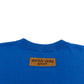 LOUIS VUITTON CREWNECK KNIT T-SHIRT BLUE / WHITE M