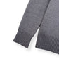 AMI PARIS AMI DE COEUR WOOL SWEATER GREY / BLACK M