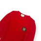 GUCCI PATCH DETAILED SWEATER RED L