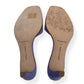 MANOLO BLAHNIK ARASPEMU 50 SUEDE MULES LILAC 37 / UK4