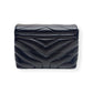 SAINT LAURENT TOY QUILTED LEATHER CROSS-BODY BAG BLACK / SILVER S