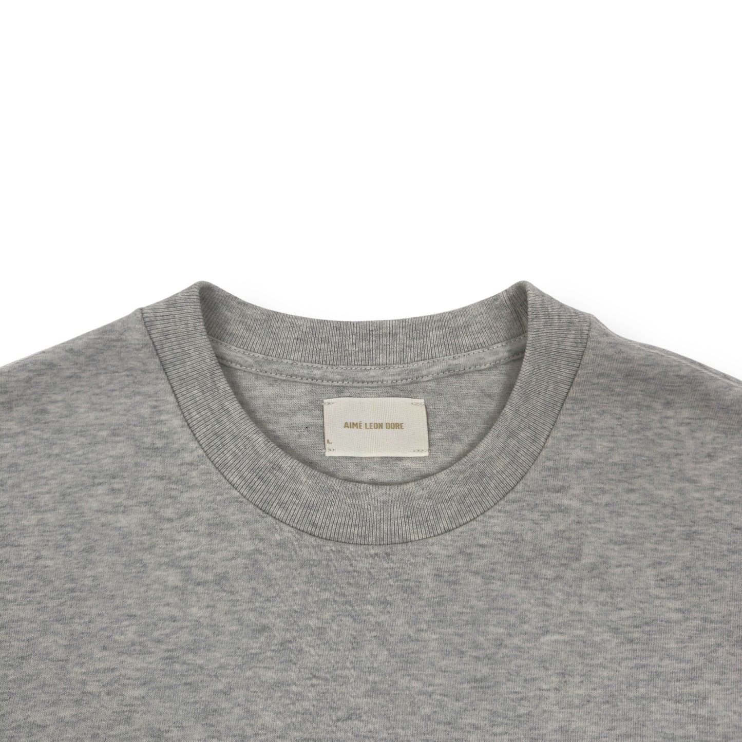AIMÉ LEON DORE COTTON T-SHIRT GREY L