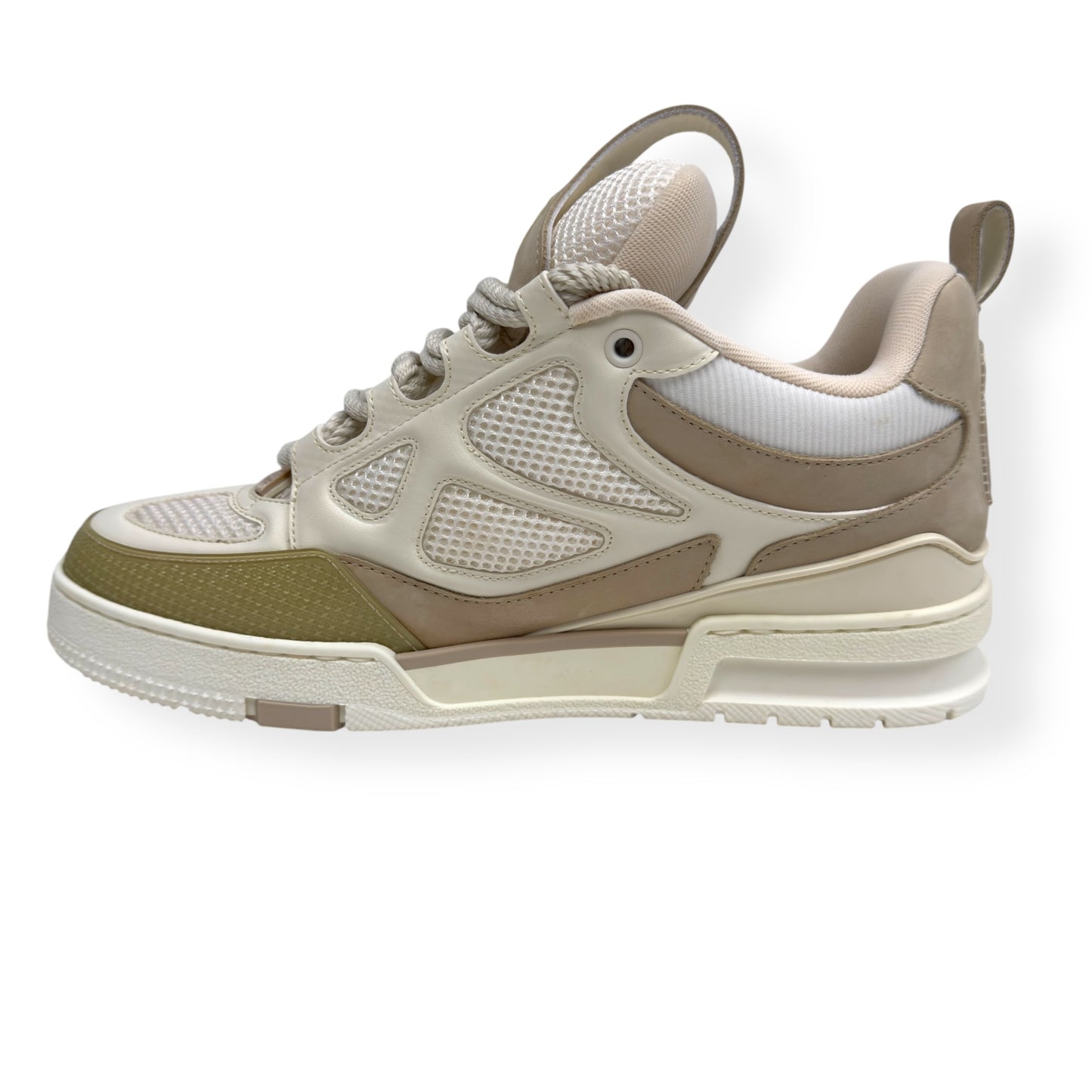 LOUIS VUITTON LV SKATE SNEAKER LUXURY BEIGE UK7