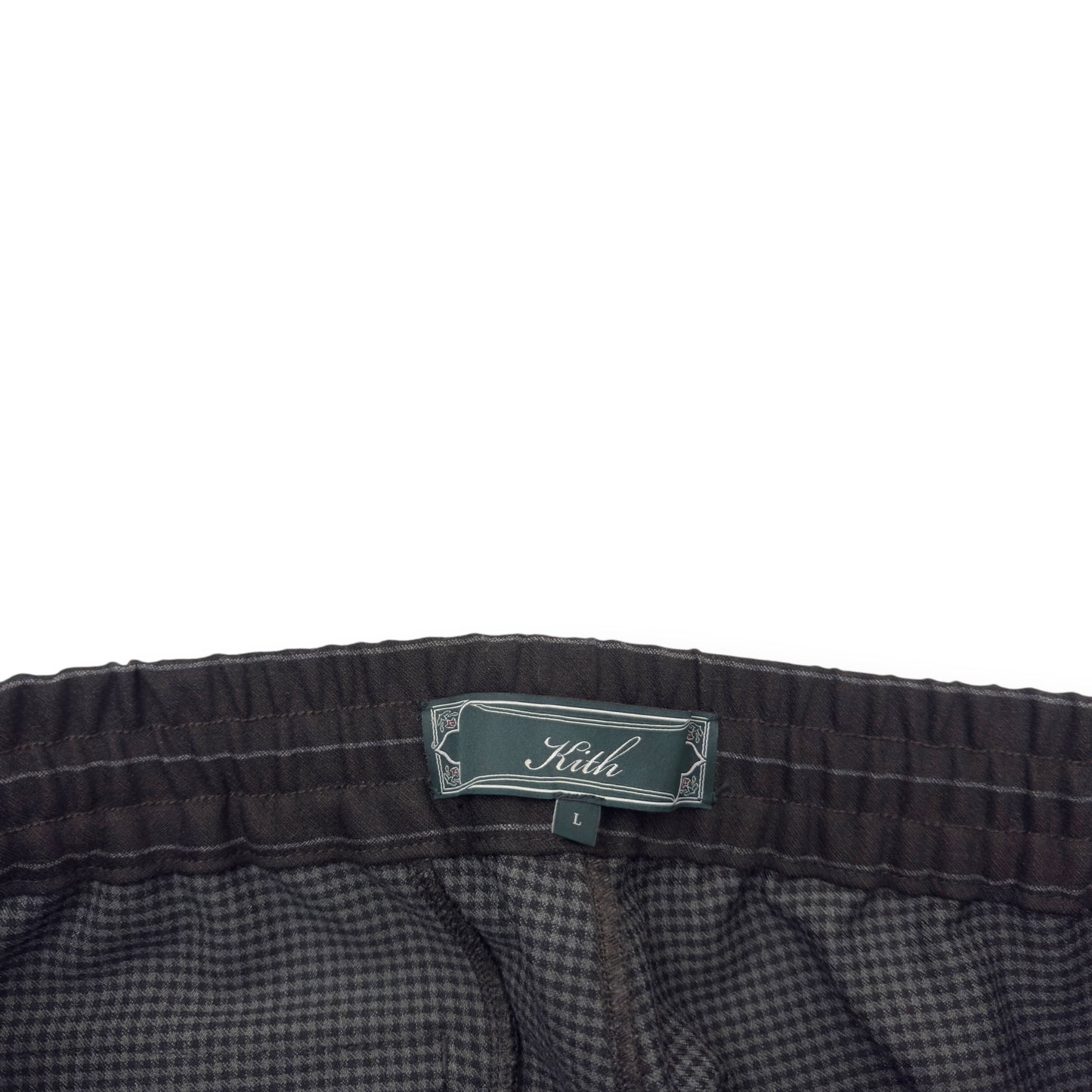 KITH DOUBLE WEAVE MERCER PT TROUSERS GREY L