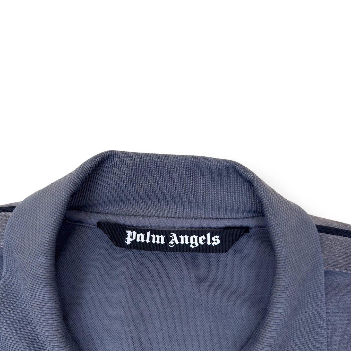 PALM ANGELS GARMENT DYED TRACK JACKET GREY XL