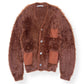ACNE STUDIOS KELFI CARDIGAN BROWN M