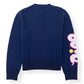 DIOR X KAWS FW24 WOOL KNIT SWEATER BLUE XXL