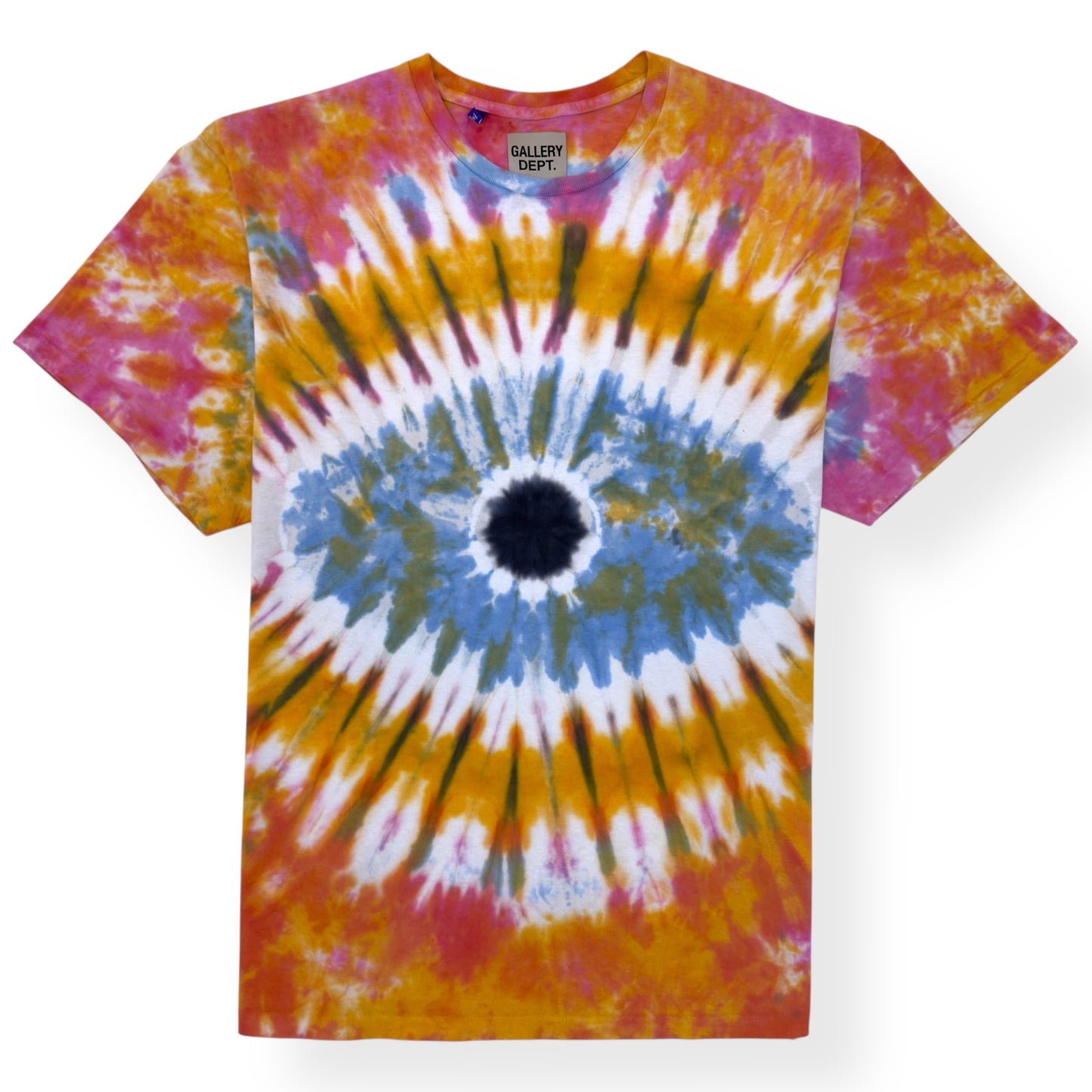 GALLERY DEPT. EYE DYE COTTON T-SHIRT MULTICOLOURED XL