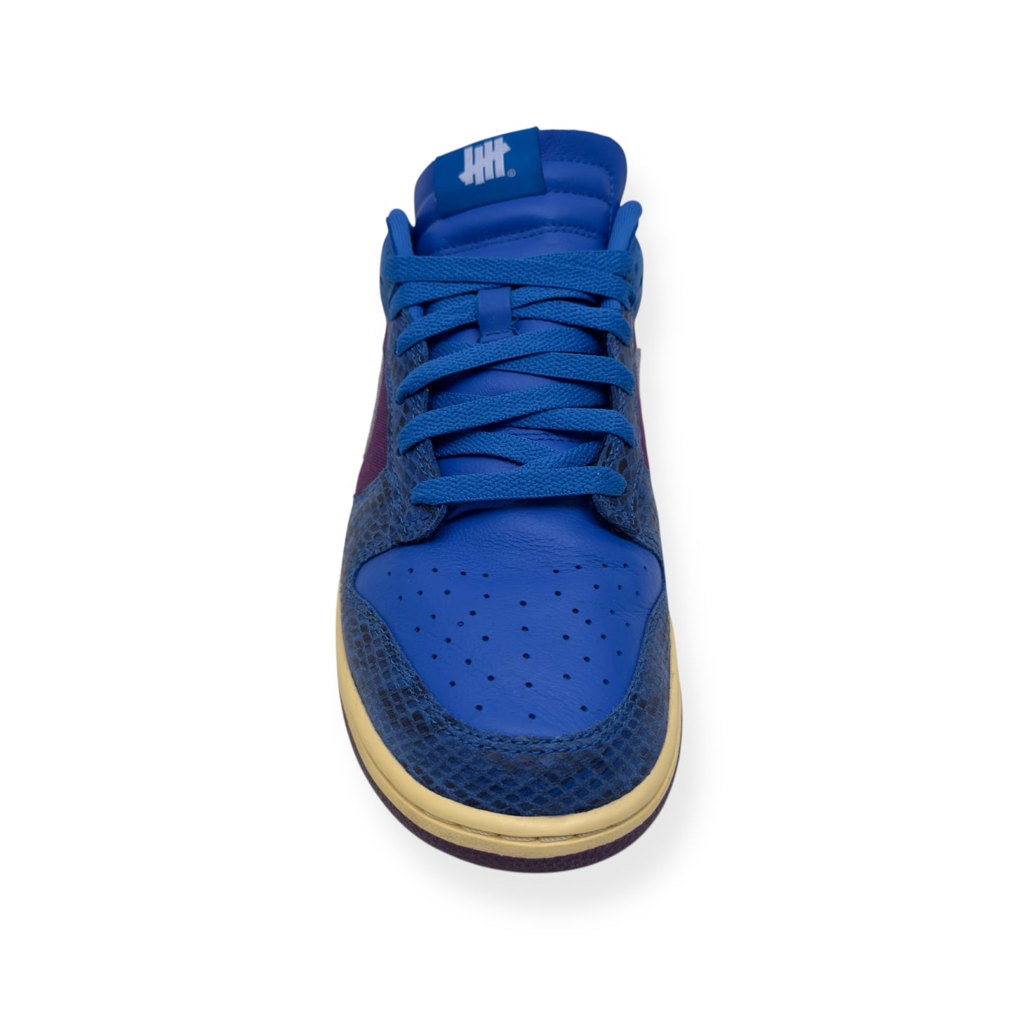 NIKE X UNDEFEATED DUNK LOW SP SNEAKER BLUE / PURPLE UK8