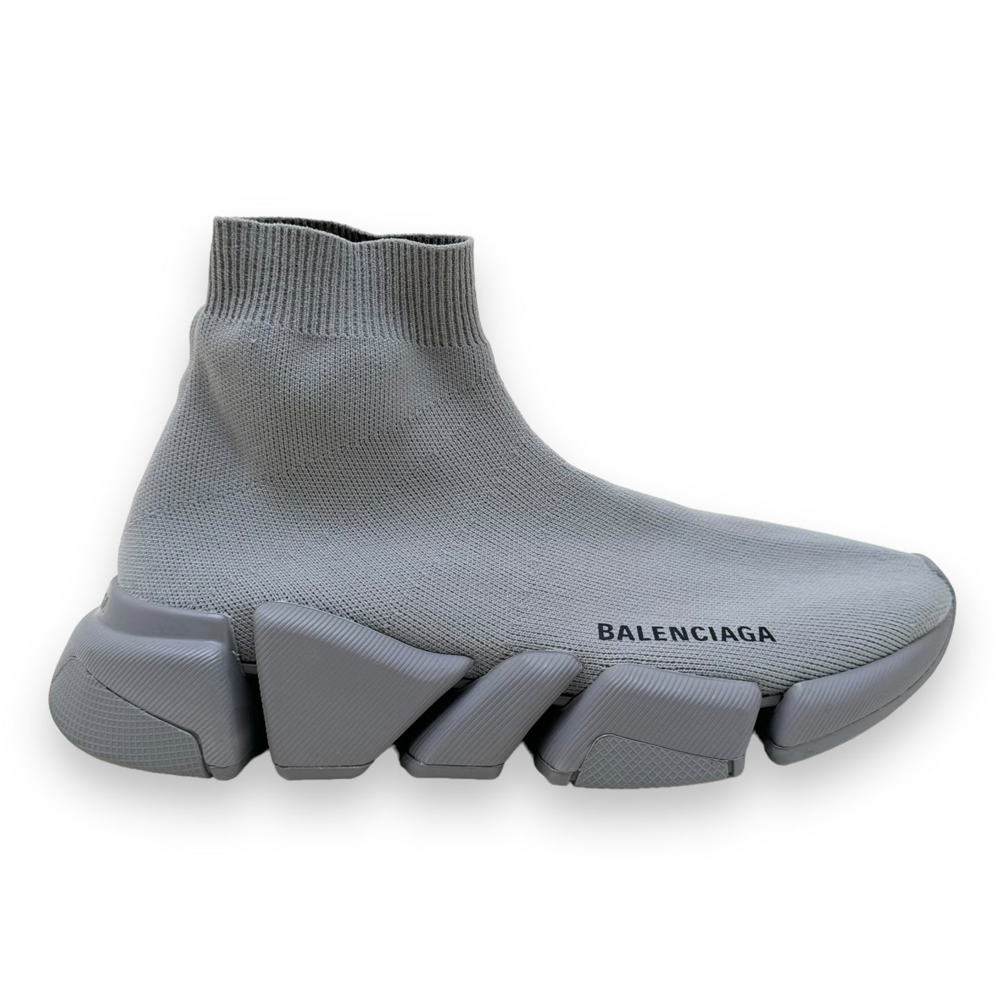 BALENCIAGA SPEED 2.0 KNIT SNEAKER GREY UK5