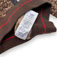 BURBERRY MONOGRAM STRIPE PRINT COTTON SWEATSHIRT BROWN M
