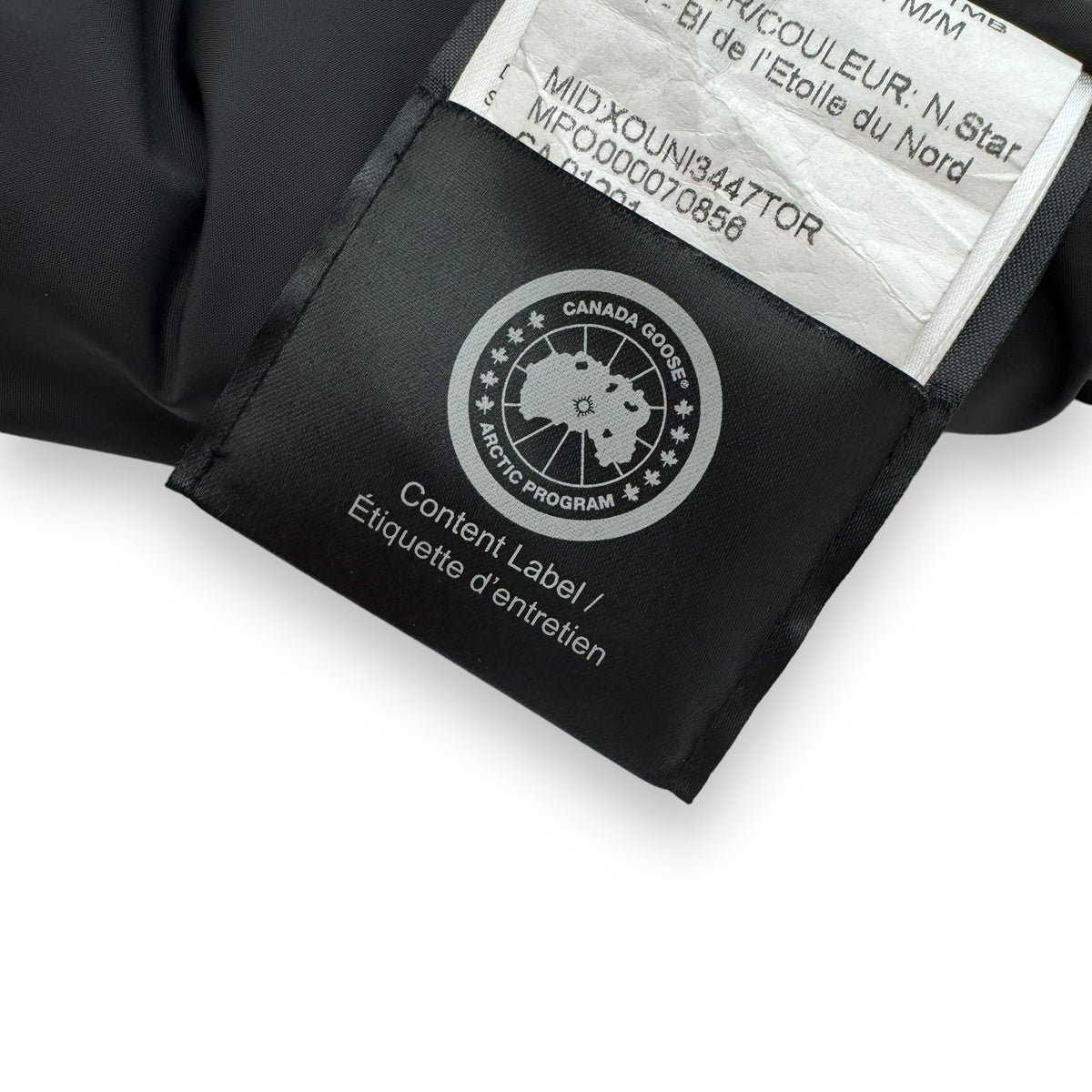 CANADA GOOSE CARSON VEST PUFFER JACKET WHITE / BLACK M