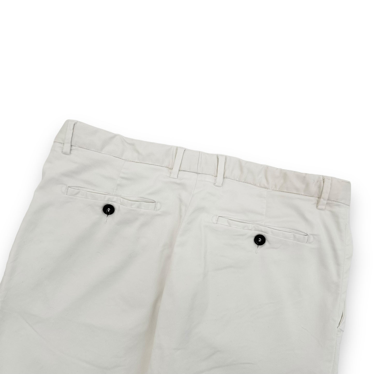 THOM SWEENEY CHINO TROUSERS WHITE L