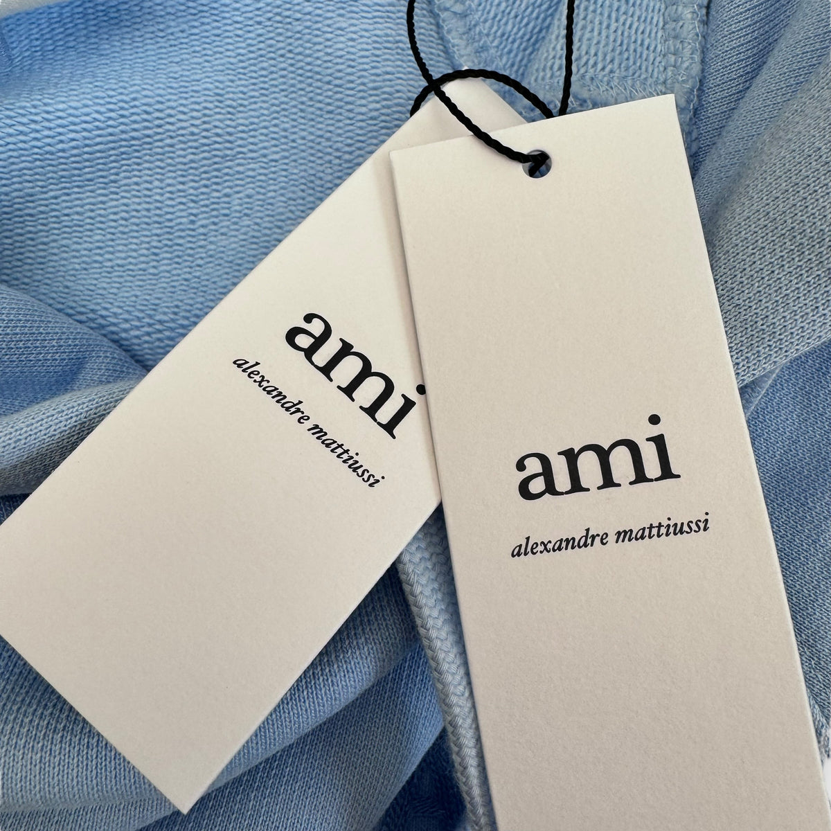 AMI PARIS HOODIE SKYBLUE M