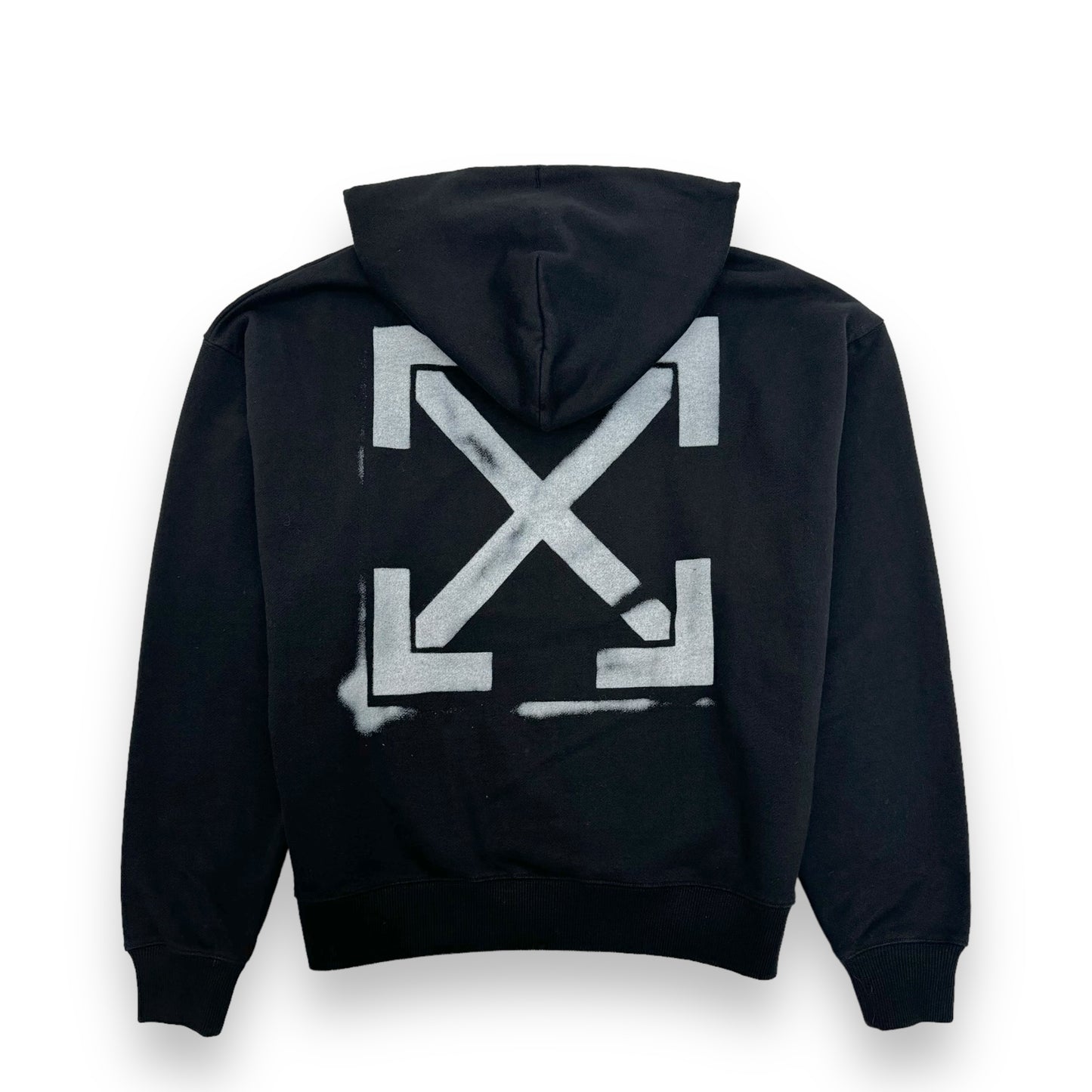 OFF-WHITE ARROW HOODIE BLACK M