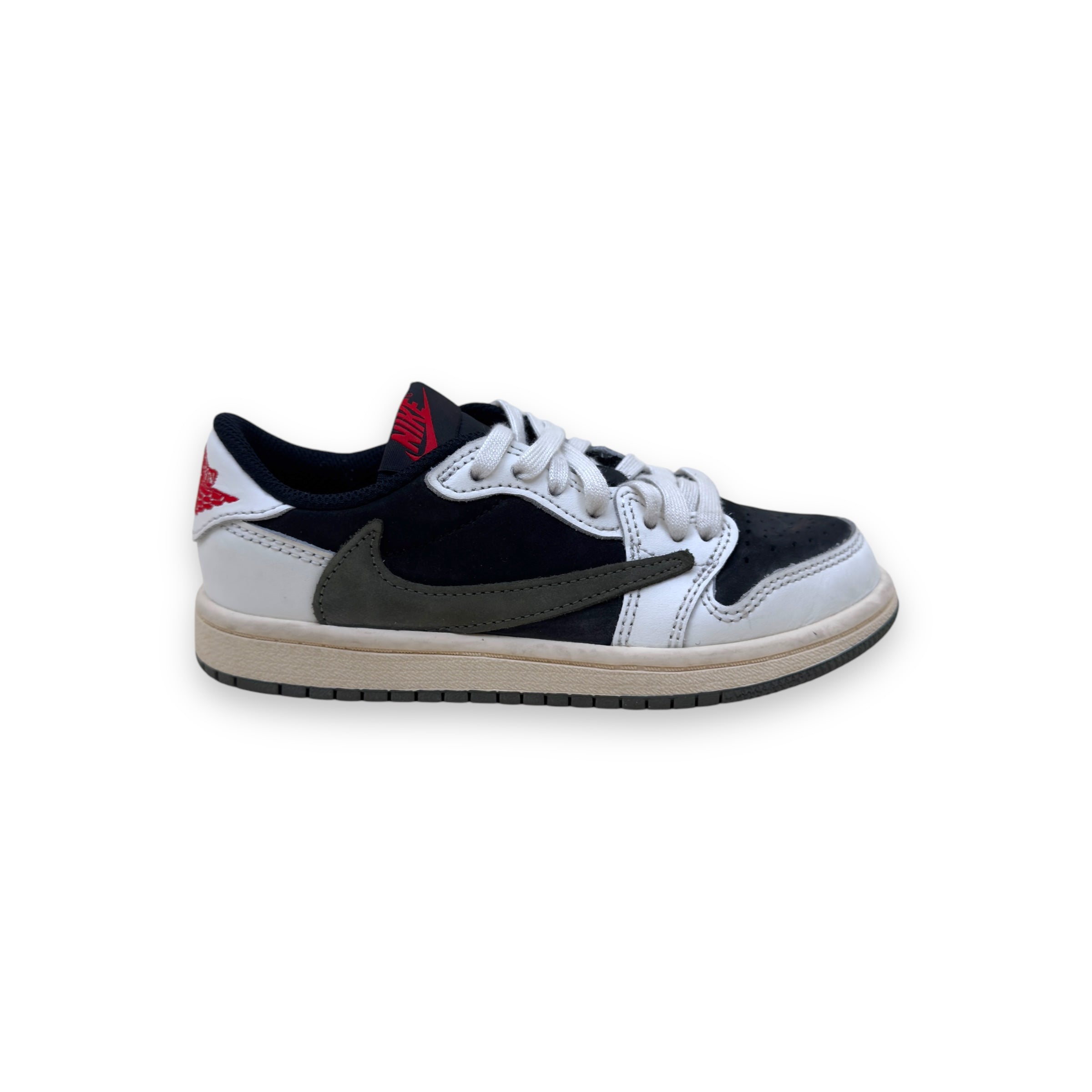 JORDAN 1 TRAVIS SCOTT RETRO LOW SP (PS) SNEAKER OLIVE UK12K