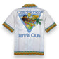 CASABLANCA AFRO CUBISM SILK SHIRT WHITE / MULTICOLOURED S