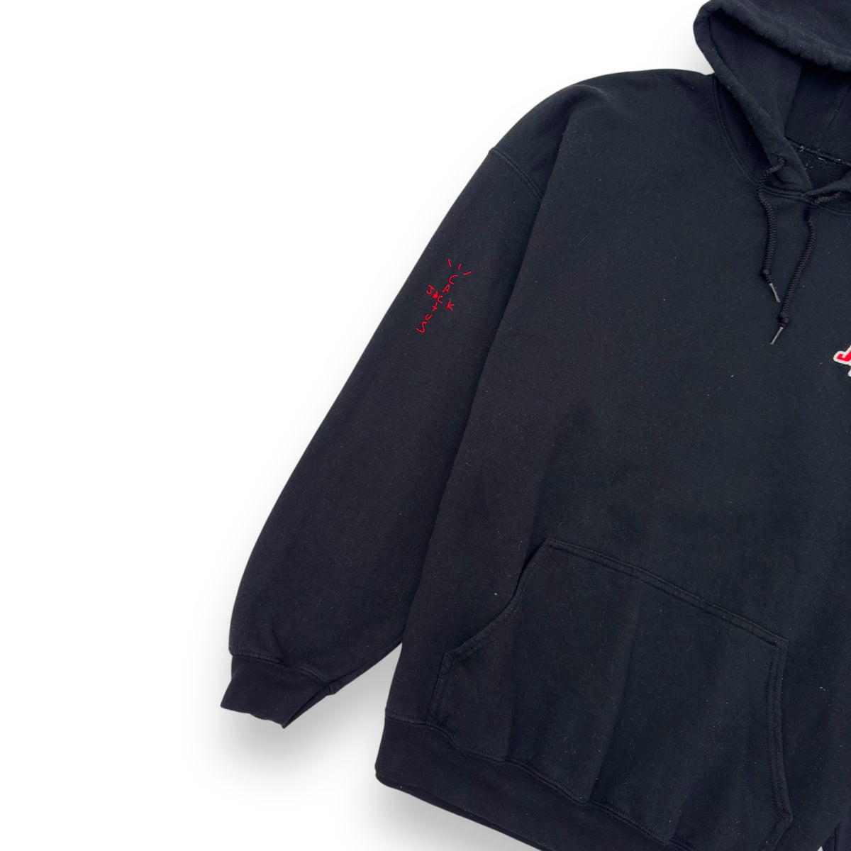 TRAVIS SCOTT JACKBOYS REPO HOODIE BLACK / RED L