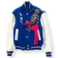 LOUIS VUITTON PUPPET VARSITY JACKET BLUE / WHITE 48 / S
