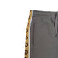 GUCCI TAPE DETAIL COTTON SWEATPANTS GREY / BEIGE M