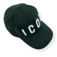 DSQUARED2 ICON BASEBALL CAP GREEN O/S
