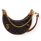 LOUIS VUITTON LOOP BAG MONOGRAM CANVAS BAG BROWN PM - 1/2 PAYMENT