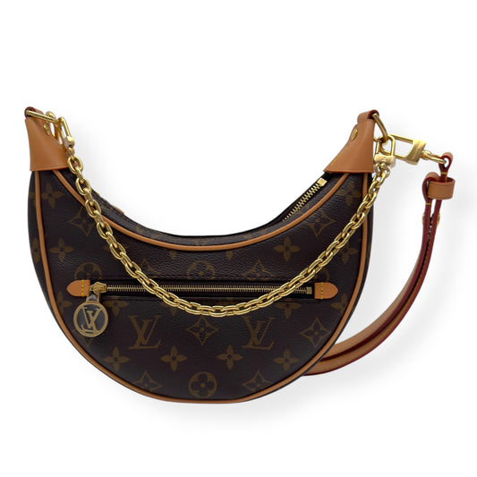 LOUIS VUITTON LOOP BAG MONOGRAM CANVAS BAG BROWN PM - 1/2 PAYMENT