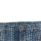 LOUIS VUITTON X YAYOI KUSAMA ALL OVER PUMPKIN GRAPHIC PRINT DENIM JEANS INDIGO W34” / L