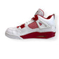 JORDAN 4 RETRO SNEAKER ALTERNATE 89 RED / WHITE UK9.5