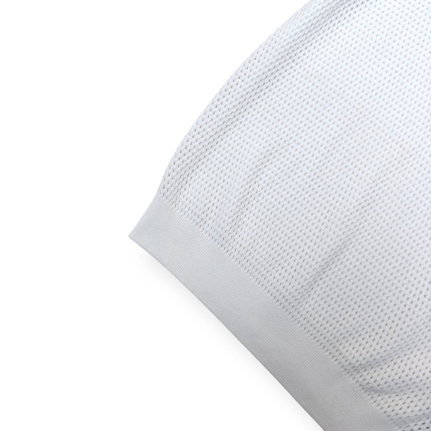 REISS SCOTTY HALF ZIP POLO SHIRT WHITE S