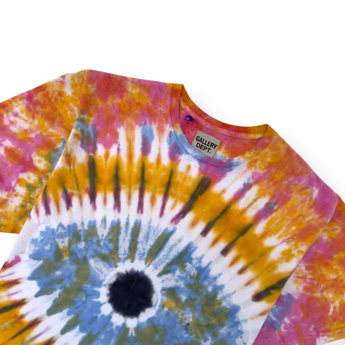 GALLERY DEPT. EYE DYE COTTON T-SHIRT MULTICOLOURED XL